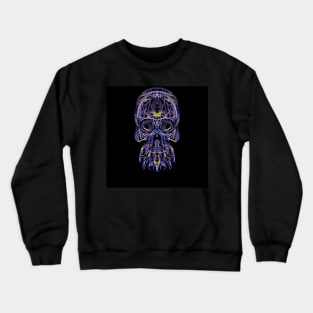 Electroluminated Skull - Regal Crewneck Sweatshirt